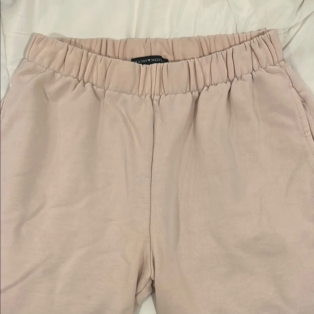 ⭐️ BRANDY MELVILLE Pink Sweatpants - Picture 3 of 7
